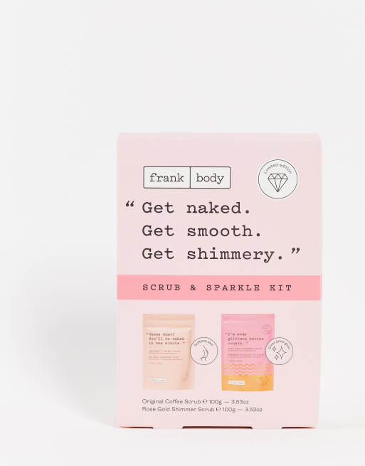 Frank Body Scrub & Sparkle Kit 25 Saving ASOS