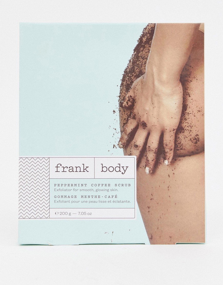 Frank - Body - Skrubbkräm med pepparmynta och kaffe 200 g-Ingen färg