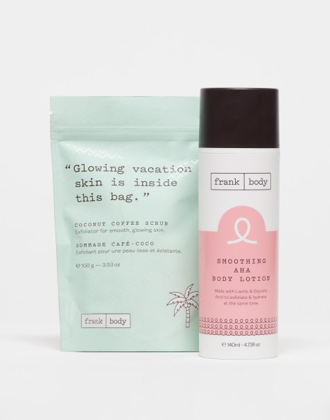 Frank Body - Smoothing AHA Body Lotion 140 ml + gratis gave med Coconut Coffee Body Scrub 100 g - view 1