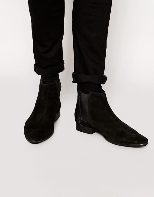 Frank wright on sale suede chelsea boots