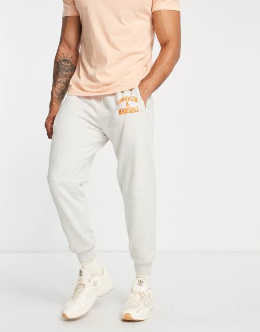 Franklin Marshall jersey joggers in grey ASOS