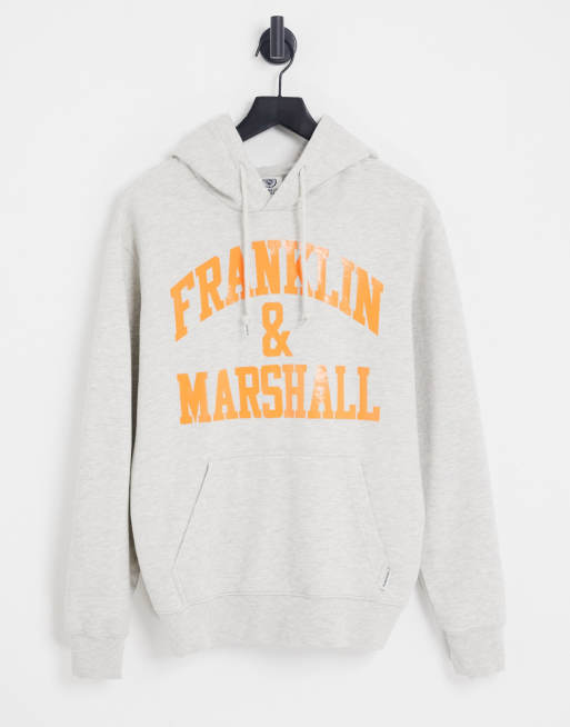 Franklin & Marshall – Kapuzenpullover in Grau