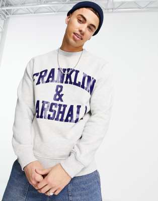 Franklin & Marshall logo crew neck sweat | ASOS