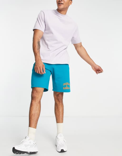 Franklin Marshall Pantaloncini blu in jersey ASOS