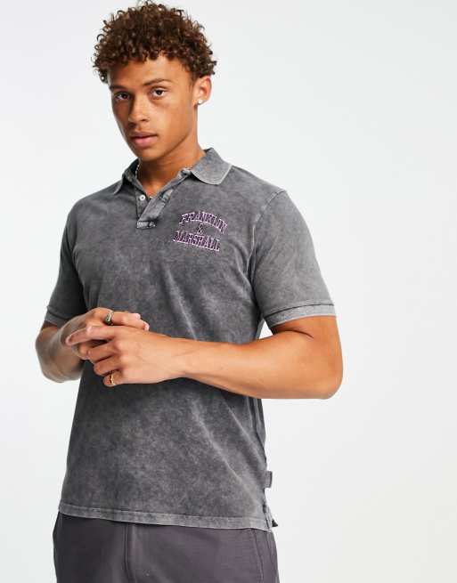 Franklin & Marshall - Polo in grijs