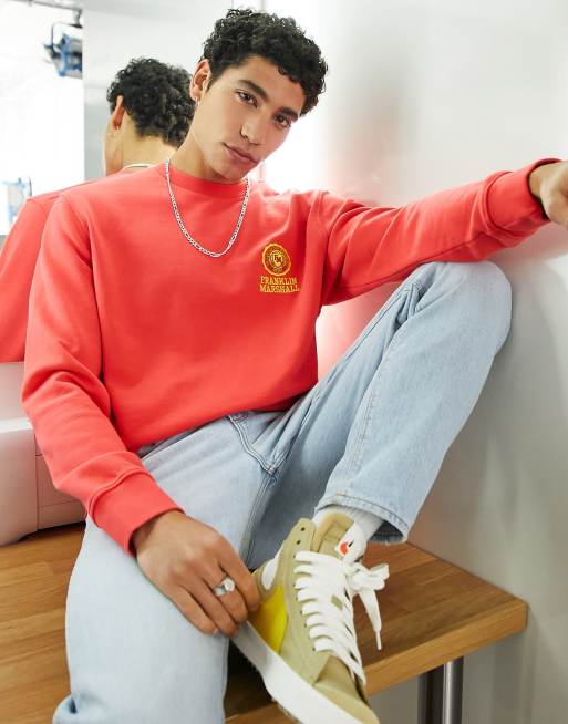 Franklin Marshall sweat in coral