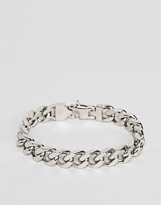 Fred Bennett silver curb chain bracelet