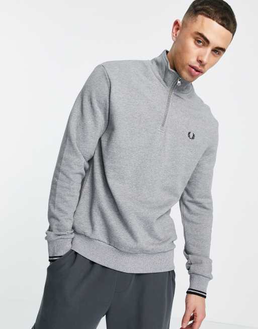 Grey fred perry online jumper