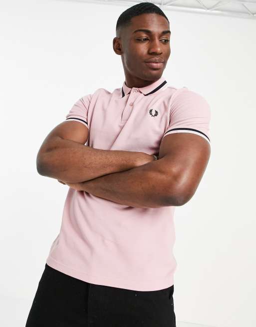 Fred perry abstract outlet collar polo