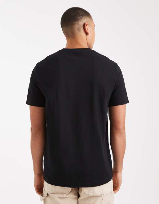 Fred Perry advantage graphic t-shirt in black, 3 of 5