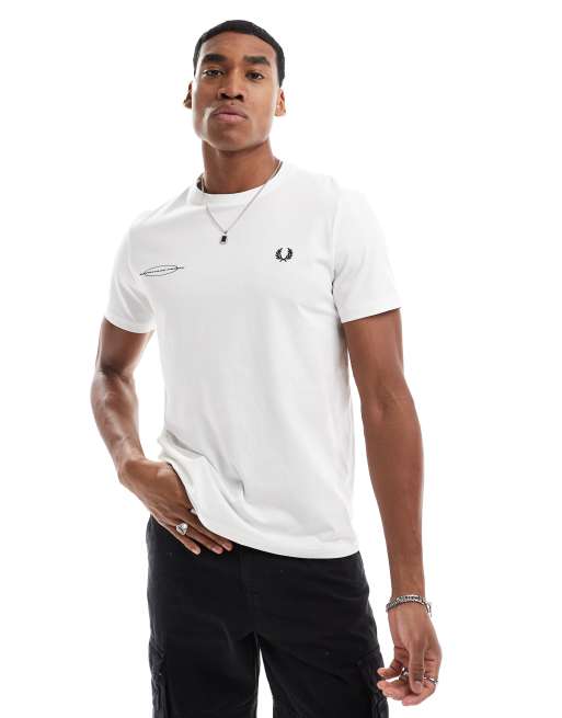 ◇FRED PERRY◇ Sport Advantage Perry T-Shirt 102 AFPM2438592 Fred Perry advantage t-shirt in white | ASOS