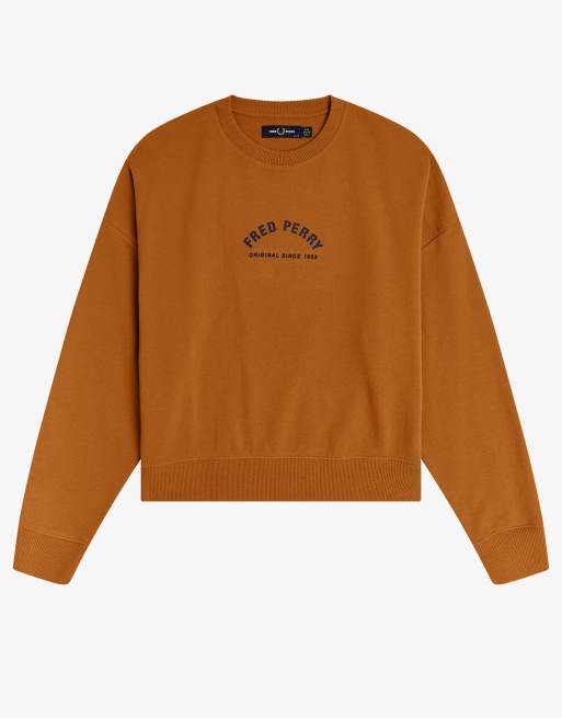 Fred perry store arch branded sweatshirt