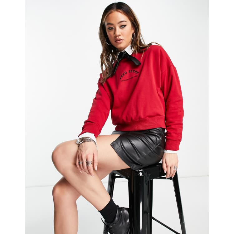 Fred perry sale arch branded sweatshirt