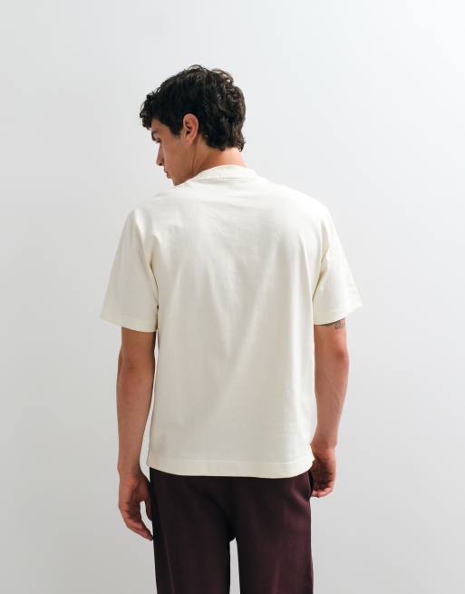 Fred Perry avslappnad t-shirt i naturvit, 5 av 5