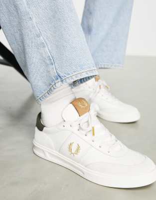 fred perry white trainers