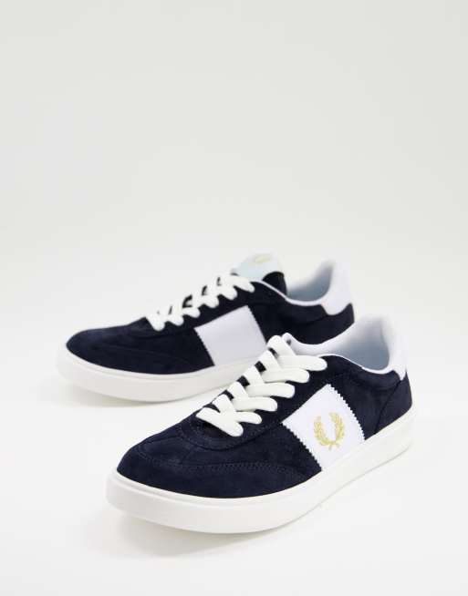 Fred Perry B400 suede sneakers in navy | ASOS