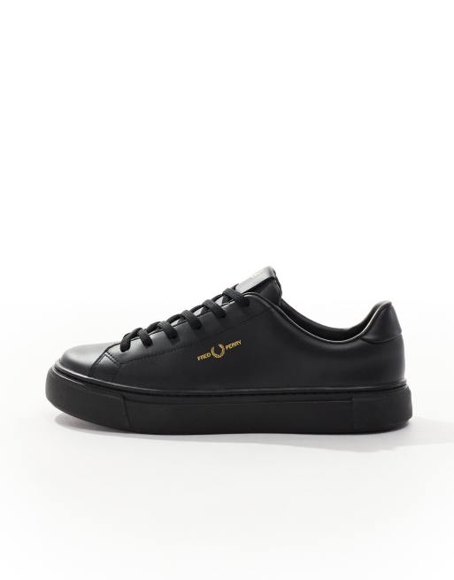 【FRED PERRY】B71 LEATHER (134) R6743 Fred Perry B71 leather sneakers in black | ASOS