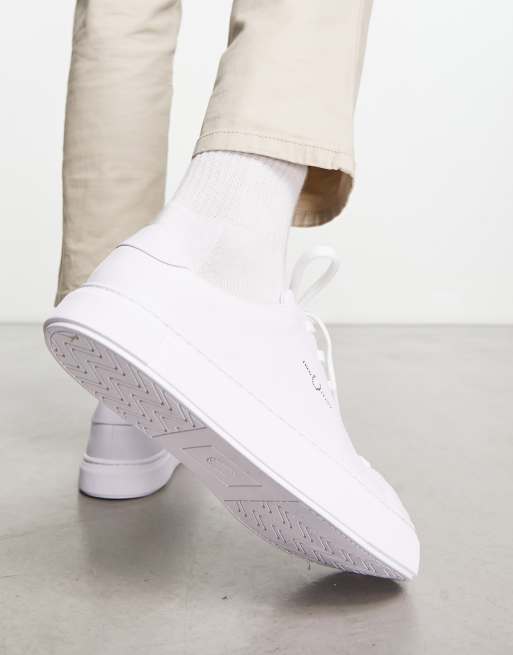 【FRED PERRY】B71 LEATHER (134) R6743 Fred Perry B71 leather sneakers in white | ASOS