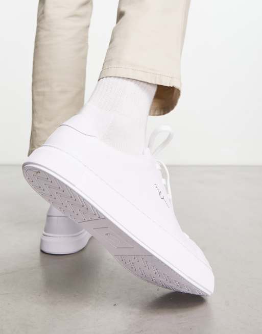 Fred Perry B71 leather sneakers in white | ASOS