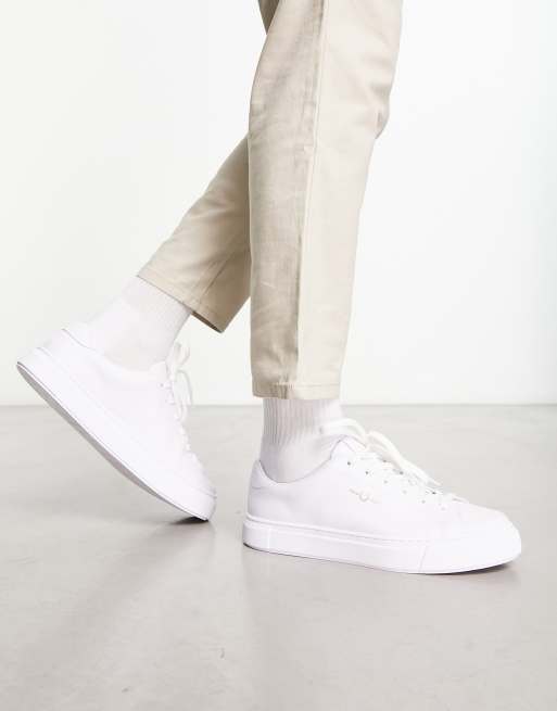 Fred Perry B71 leather sneakers in white | ASOS