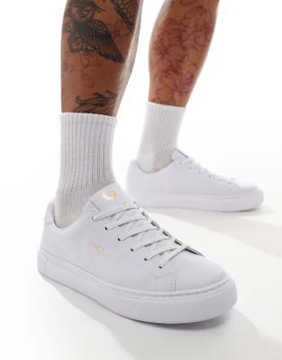 Fred Perry B71 Leather Sneakers In White