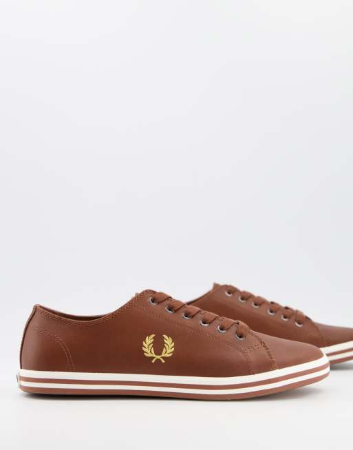 Fred Perry B7163 Kingston leather sneakers in tan