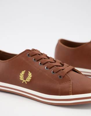 fred perry tan trainers