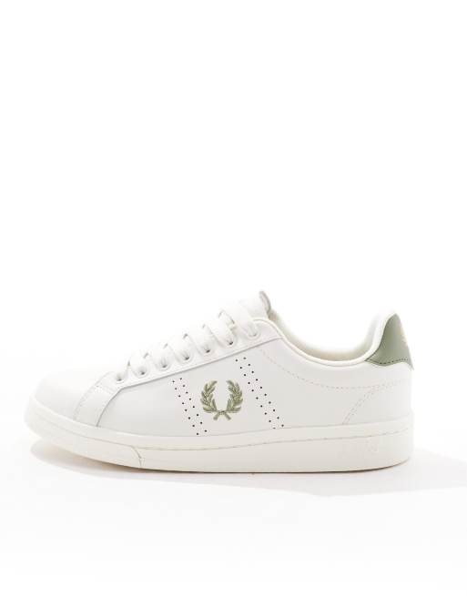 Fred Perry – B721 – Białe skórzane buty sportowe, 2 z 5