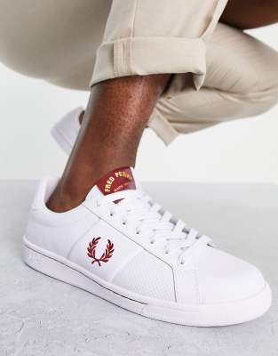 fred perry white shoes