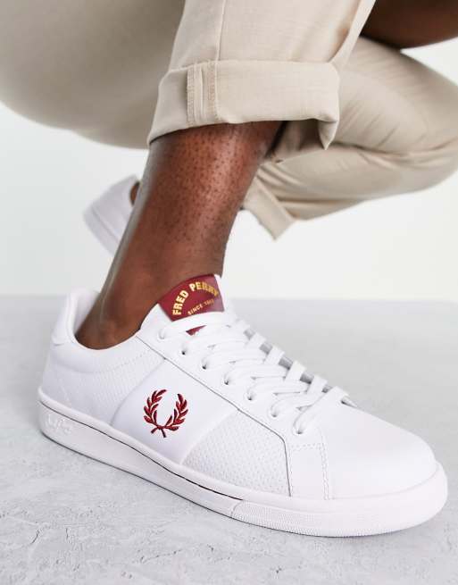 Fred perry cheap white trainers