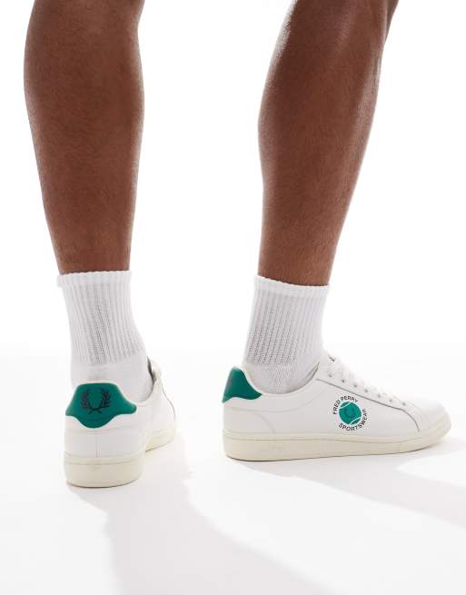 スニーカー FRED PERRY B721 Leather 5JH340 B721 Leather / Branded - White | Men's Footwear | Boots