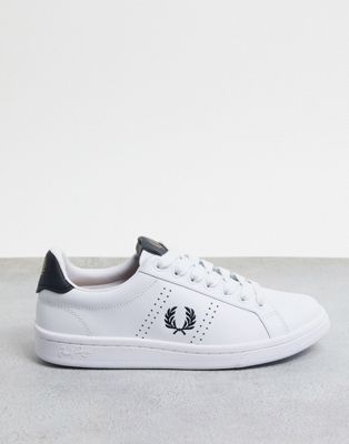 fred perry lottie leather trainer
