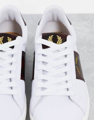 fred perry white plimsolls