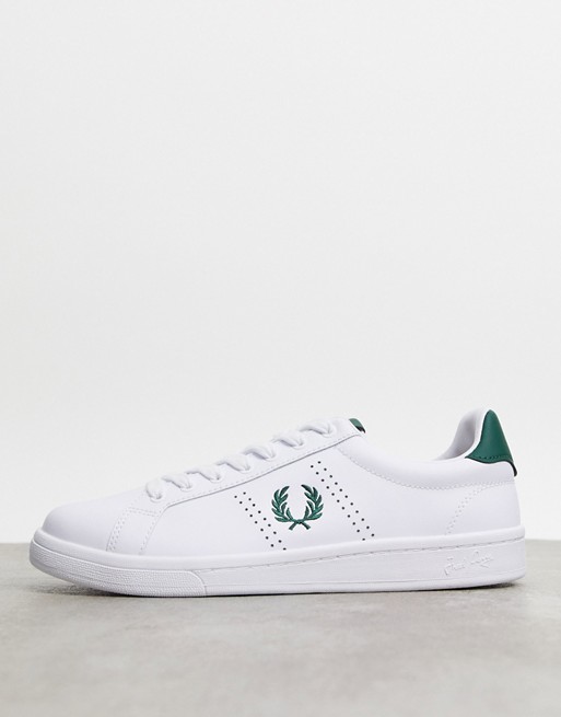 Fred Perry B721 leather trainer in white