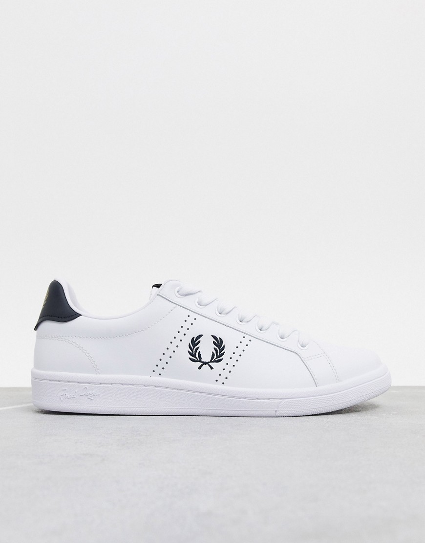 Fred Perry - B721 - Sneakers in pelle bianche-Bianco
