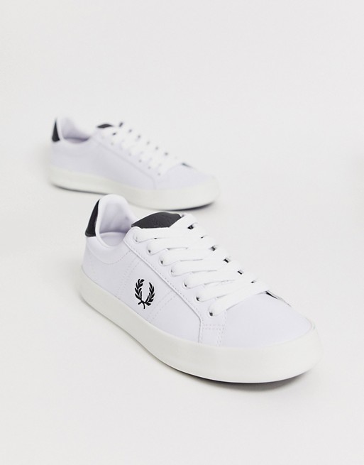 Fred Perry b721 vulc leather trainers
