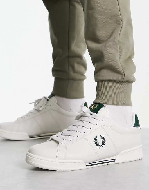 Fred perry best sale leather sneakers