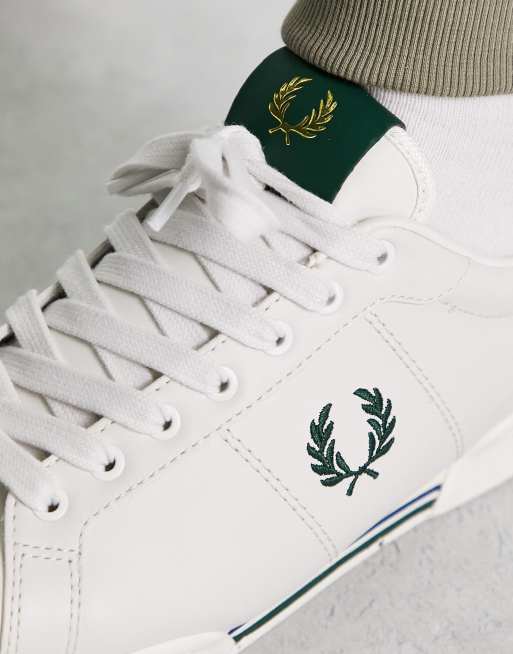 Fred Perry■B722 Leather■送料込 Fred Perry B722 leather sneakers in white | ASOS