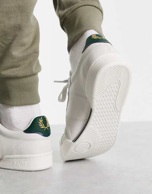 Fred Perry■B722 Leather■送料込 Fred Perry B722 leather sneakers in white | ASOS