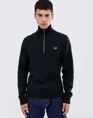 fred perry zip sweater