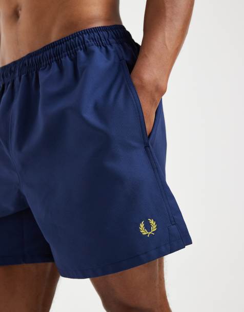 Fred Perry – Badeshorts in Marineblau - view 1