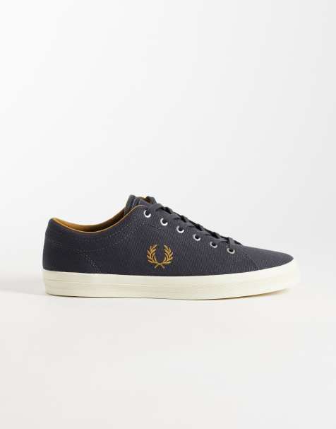 Fred Perry - Baseline – Grå tygsneakers - view 1