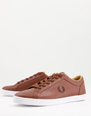 fred perry baseline tan