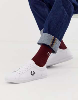 fred perry white sneakers