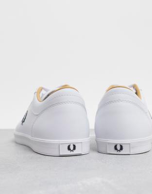 fred perry baseline leather trainers