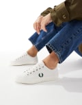[Fred Perry] Fred Perry Baseline sneakers in white 38 WHITE