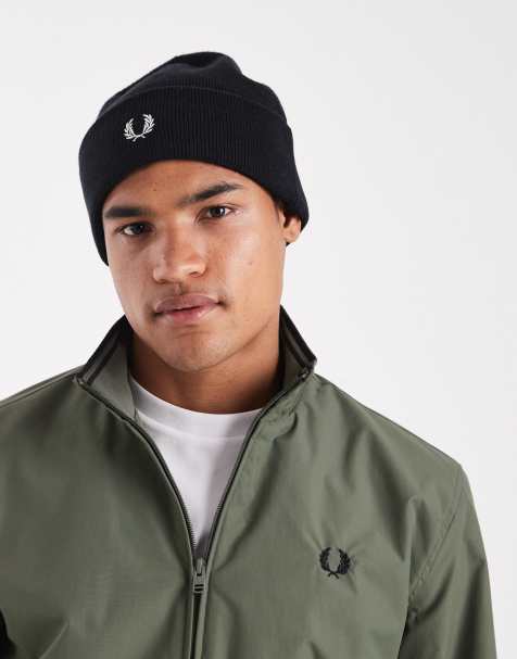 Fred Perry beanie in black - view 1
