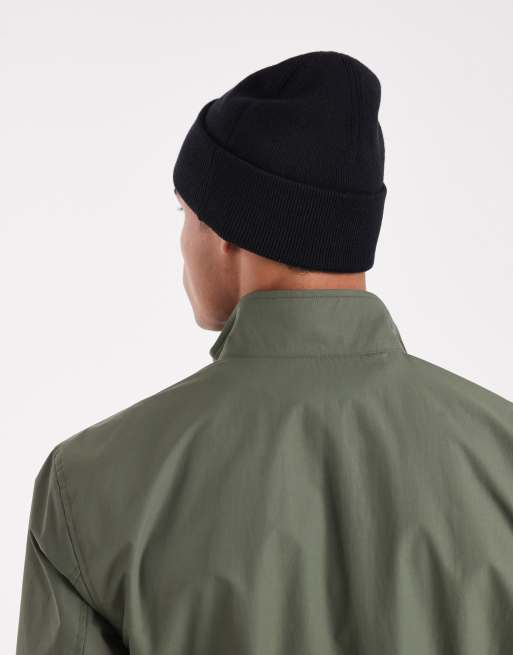 帽子 FRED PERRY Beanie Fred Perry beanie in black | ASOS