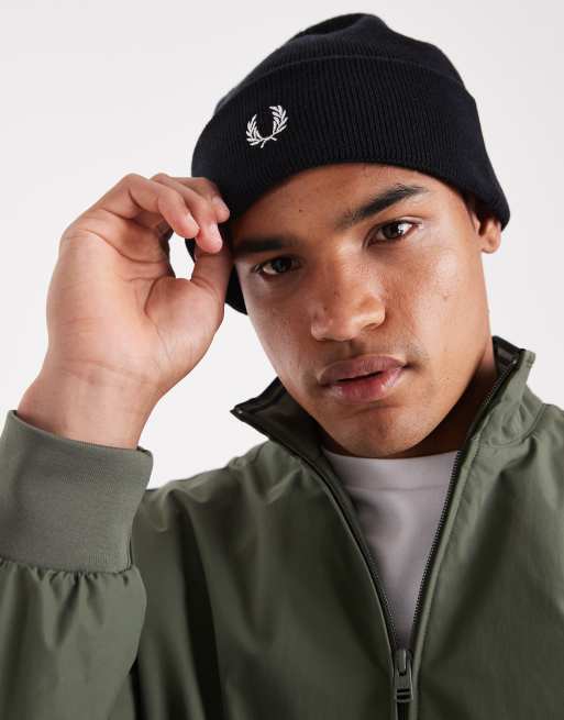 Fred Perry beanie in black | ASOS
