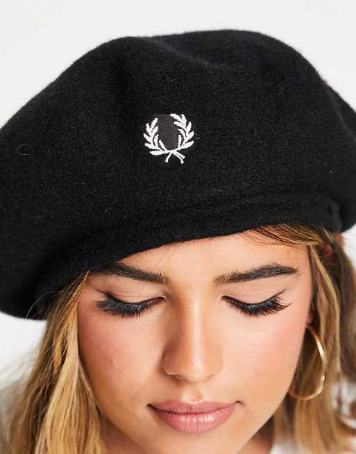 Fred Perry beret in black | ASOS Fred Perry beret in black | ASOS